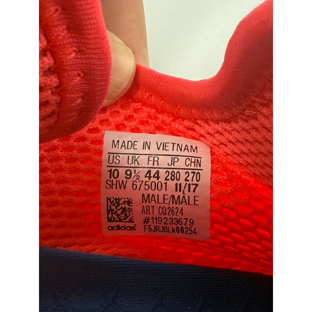 NWOT Size 10 -adidas Deerupt SolarRed Bluebird Men’s Athletic Runner Shoe (CQ262 - Picture 8 of 10